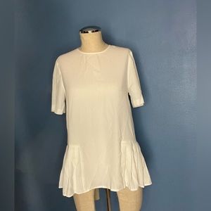 Zara white top